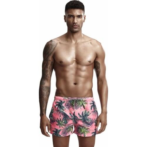 SD26 Men Swimwear Swimming Shorts for Men Swimming Trunks Floral Print Quick Dry Swimsuit Man Beachwear Surfing Shorts Sunga