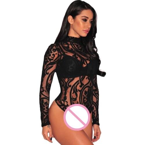 Black Women Lace Sexy Lingerie Hot Transparent Babydoll Dress Erotic Costume Sexy Lady Bodysuit Lingerie Nightwear Sexy Lingerie