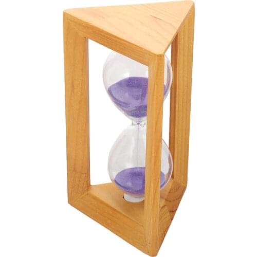 Wooden Glass Hourglass Home Desktop Timer Adornment Simple Timing Tool Home Decor Hourglass