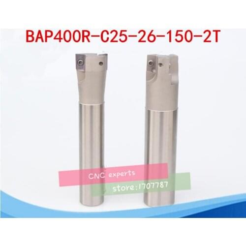 Free Shopping BAP 400R C25-26-150 Indexable Face Mill Holder Dia 26mm L=150mm Milling Cutter Inserts Holder CNC Mill Tool Holder