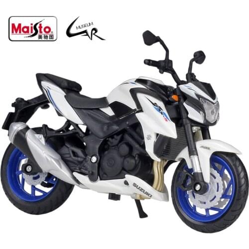Maisto 1:18 Suzuki GSX-S750 ABS Model Car Simulation Alloy Motorcycle Metal Toy Car Childrens Toy Gift Collection