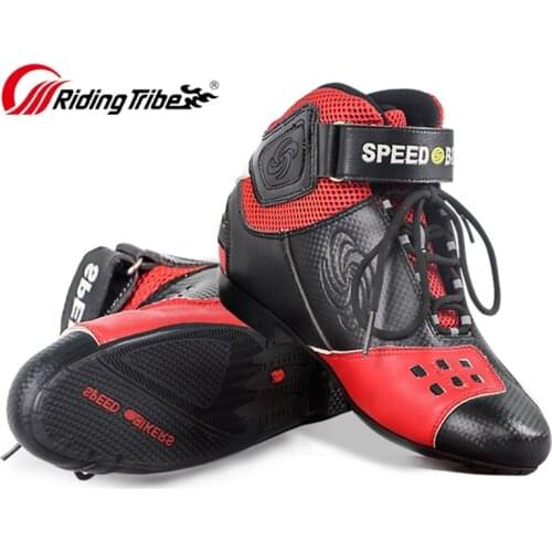 Motorcycle Shoes Microfiber leather Breathable Biker Rider Motobike Motocross Racing Boots Fashion professional Design A016