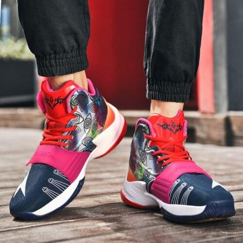 High Quality Basketball Shoes Men Sneakers Boys Basket Shoes Autumn High Top Outdoor Sports Shoes Trainer Summer Breathable Soft