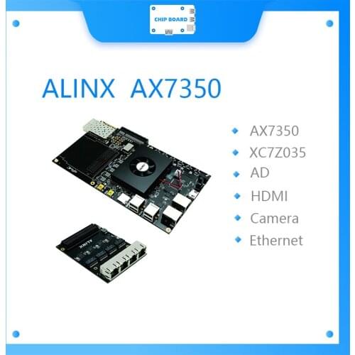 ALINX AX7350 Brand Xilinx Zynq-7000 ARM Kintex-7 FPGA SoC Development Board Zedboard 7035 FMC PCIex4 SFP JTAG