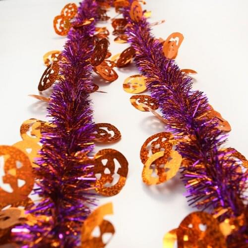 Halloween Pumpkin Pendant Top High-quality PET Material Decorations Supplies Curtain Pendant Pumpkin Tape Home Garden Decoration