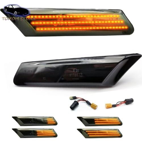 Sequential Blinker LED Turn Signal Indicator Dynamic Lights For Porsche Cayman Sport Boxster Spyder 911 GT3 RS 997 911 987
