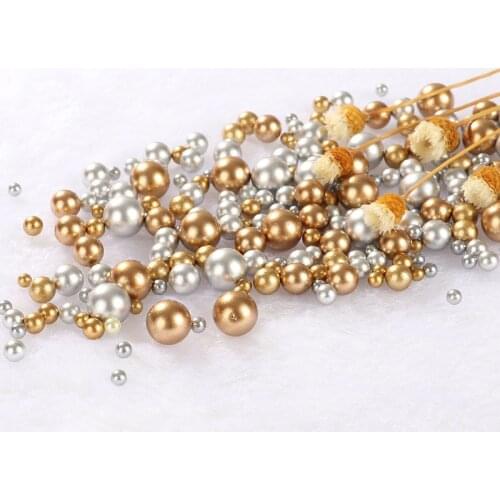 Mix Size 3-8mm Colorful No Hole Round ABS Imitation Pearls Beads For Jewelry Making Handmade DIY Necklace Bracelet Accessories