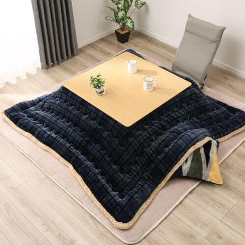 Luxury Kotatsu Futon Blanket Patchwork Style Cotton Soft Quilt Japanese Kotatsu Table Cover 190/240 Comforter Square/Rectangle