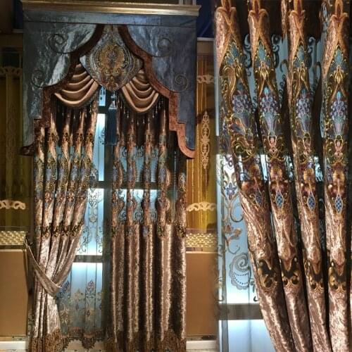 High Shading Luxury Velvet Blackout Windows Curtain Drape Panel For Living Room Bedroom Interior Home Decoration Solid Color