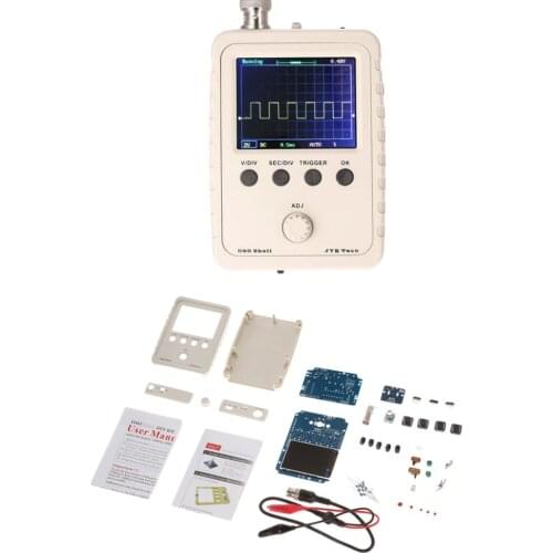 Oscilloscope Digital DIY Handheld Mini Oscillograph Making Kit Open Source Welding Protection Case