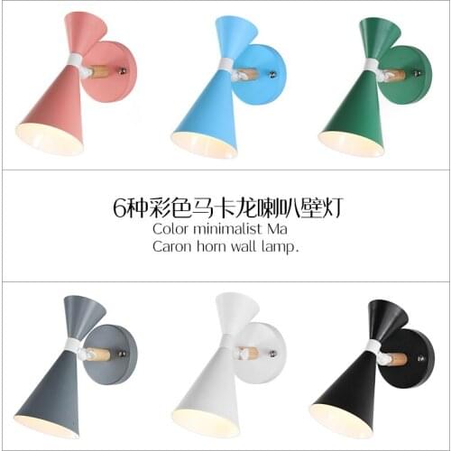 Nordic Loft Bedside Led Wall Lamp Creative Living Room Bar Bathroom Decoration Wall Sconce Lighting Fixtures Free Shipping