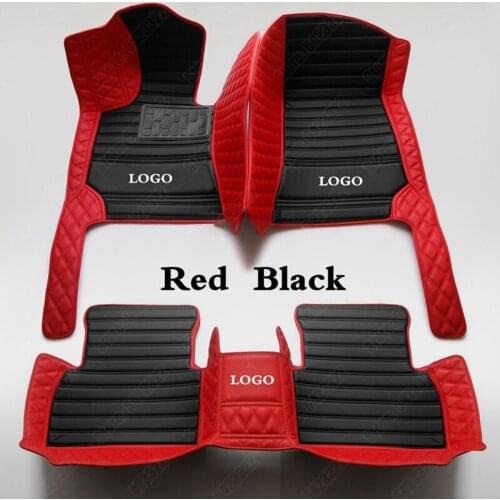 Waterproof Car Floor Mats for Dodge Charger 2005-2010 Full Coverage Leather Anti-Slip Auto Foot Liner Automobile Carpet Cover