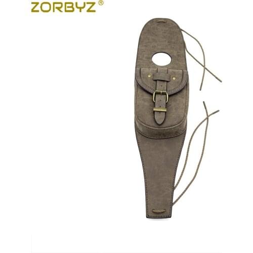 ZORBYZ Retro Motorcycle PU Leather Fuel Tank Cap Cover Panel Bag For Harley Sportster XL 883 1200 48
