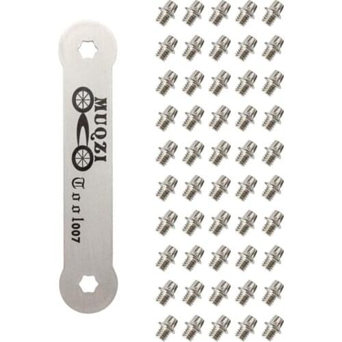 50PCS Bike Pedal Bolt Anti-Slip Mountain Bike Pedal Fixed Screw skid-proof screws cycling pedal parts pin Pin Accessories