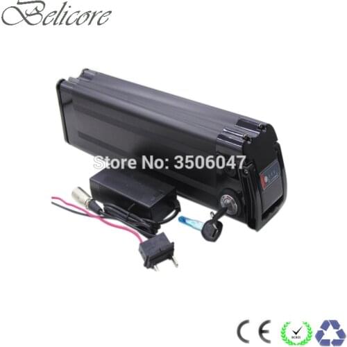 E bike battery 36v 48v 14ah 17.5ah 20ah 21ah 25ah silver fish lithium electric bike battery with charger