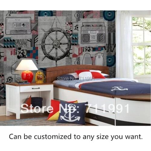 Free shipping custom large murals living room television background wallpaper children room bedroom wallpaper Granny chic