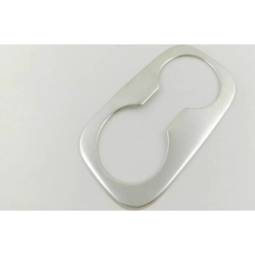 For Chevrolet Cruze 2017 Stainless Steel Matt Interior Rear Seat Water Cup Glass Holder Cover Trim 1pcs Car Styling Accessories