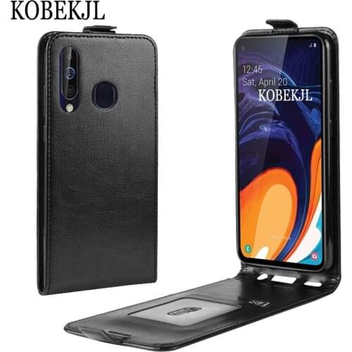 For Samsung A60 Case Flip 6.3 Wallet PU Leather Back Cover Phone Case For Samsung Galaxy A60 A 60 GalaxyA60 A606F A606 SM-A606F