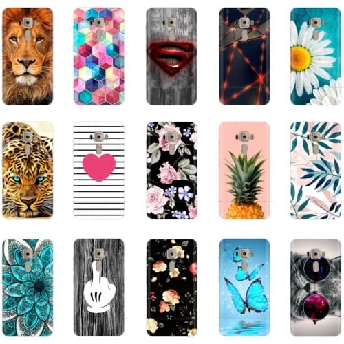 For Zenfone 3 ZE520KL Cover Soft Silicone Phone Case for Asus Zenfone3 ZE 520KL Back Fundas Coque ZE520 KL 5.2" Protective Shell
