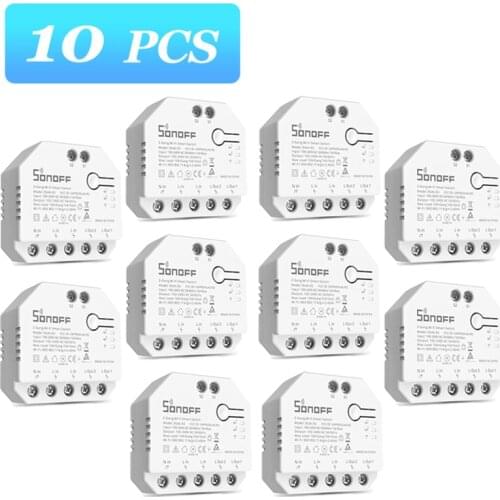 SONOFF DUAL R3 2 Gang Dual Relay Module DIY MINI Smart Switch Power Metering Control via eWeLink Alexa Google Smart Home