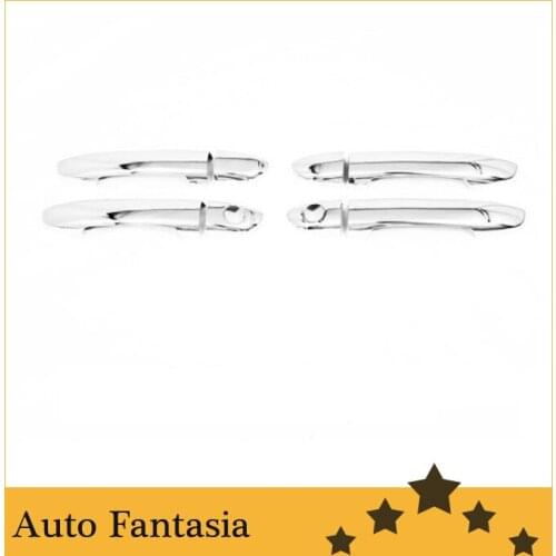 Flexible chrome trim Chrome Door Handle Cover for KIA Spectra 5 --Free Shipping