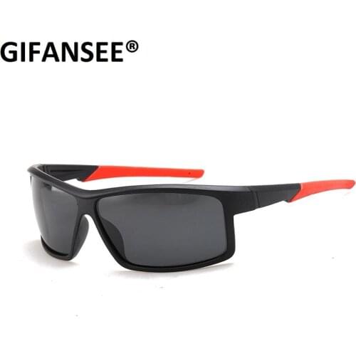 GIFANSEE Polarized Sport Sunglasses Men Women rectangle Fishing Sun Glasses Goggles Camping Hiking Driving Eyewear shades uv400