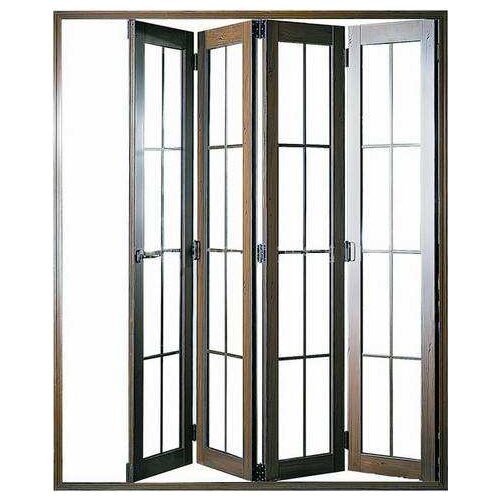 Hench China wooden Aluminum doors windows bi-folding doors wholesale factory hc-a4