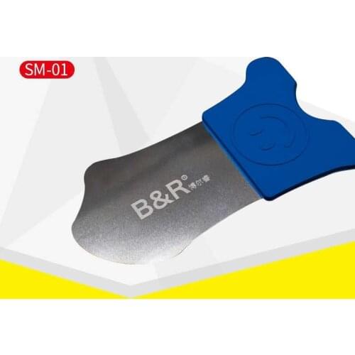 B&R Stainless Steel Ultra Thin Pry Tool for iPhone iPad Samsung Phone Repair ToolsAnti-Slip LCD Screen Disassembly Opening Tool