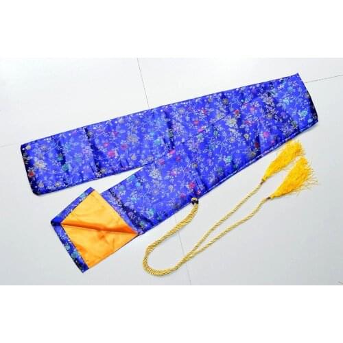 Nice Soft And Delicate Silk Sword Bag Fitting For Japanese Samurai Sword Katana Blue Sword Bag