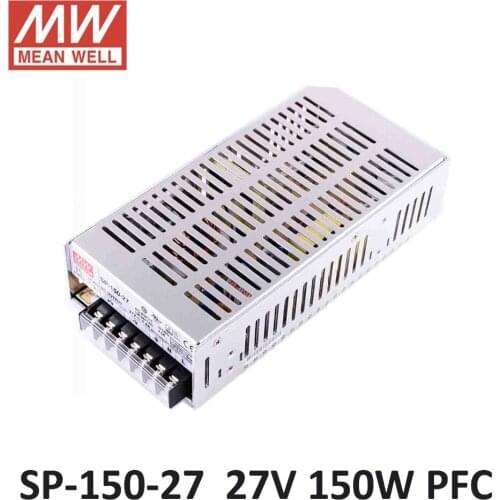 MEAN WELL SP-150-27 power supply unit 27V 5.6A 150W PFC function 85-264VAC input meanwell power supply 27V DC led driver 150W