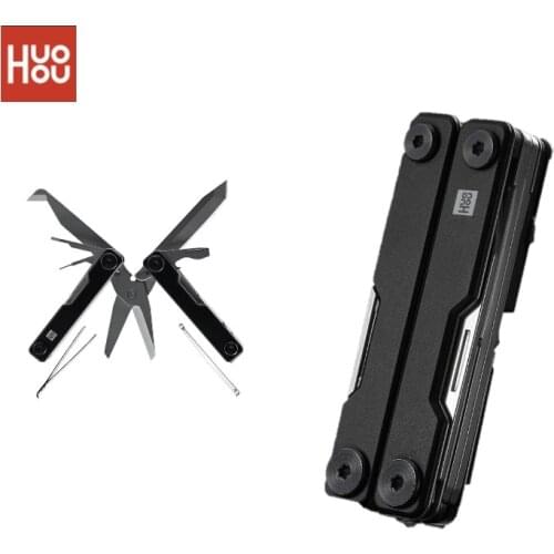 2020 new HUOHOU mini multi-function knife outdoor hiking portable multi-function tool wild survival tool metal screwdriver