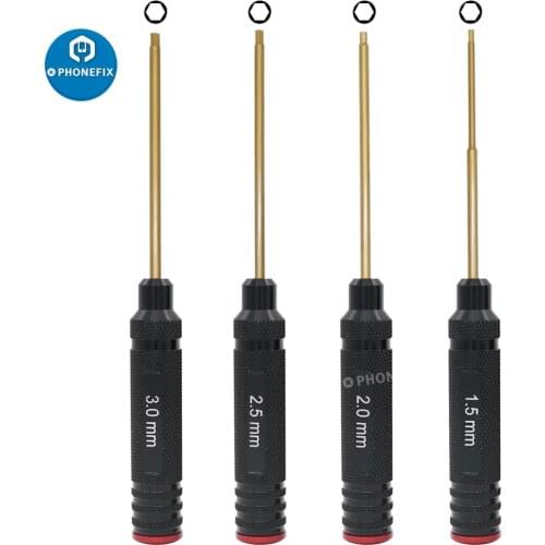 1.5/2/2.5/3mm Hex Screwdriver Tool Kit Hex Screw Drivers For Rc Helicopter Car multi-axis FPV racing Drone Aircraft Model Repair