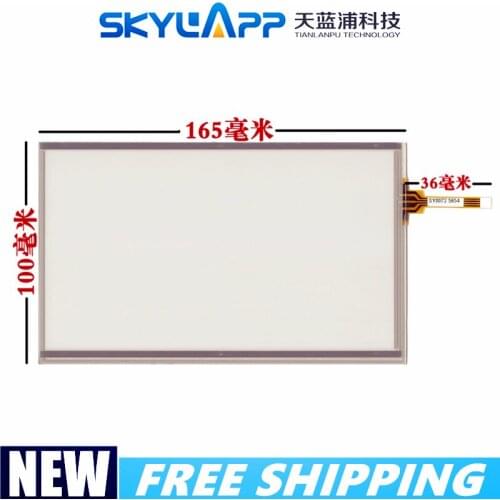 New 7''inch touch screen for car dvd audio navigation hsd070idw1-d00 e11 e13 at070tn92 94 Touch Panel screen Glass 165mm*100mm