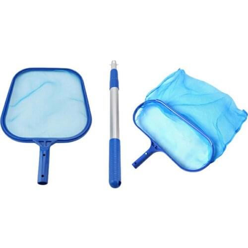 Swimming Pool Leaf Skimmer Net Tool Shallow/Deep Water Fishing Net Pool Cleaning Net Equipment Outdoor Pool Cleaner Accessories
