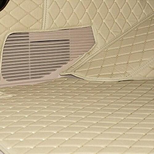 Full set trunk cargo mats + Back door mat for Toyota Land Cruiser 200 5seats 2017-2008 waterproof boot carpets