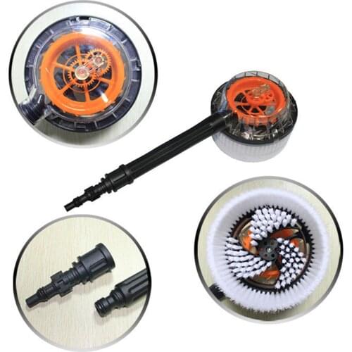 1Set Car Wash Brush Professional Spray Rotating Brush Auto Windshield Cleaning Foam Brush With Adapter