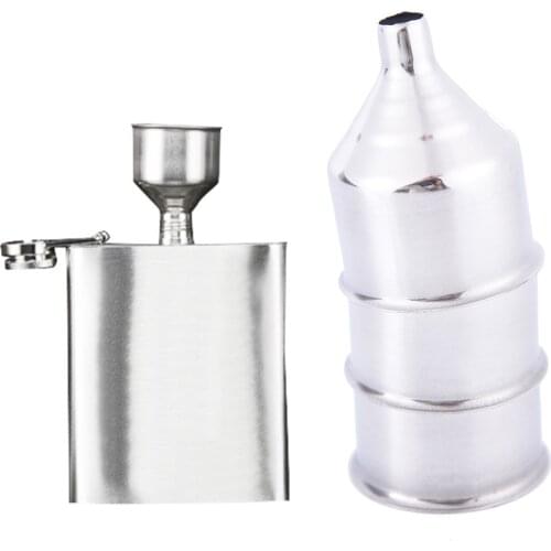 Stainless Steel Funnel kitchen tool oil funnel for All Hip Flasks High Quality