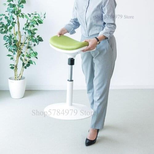 Japanese Sanwa Mountain Industry Bar Chair Household Lift Chair Front Desk Chair Modern Simple High Stool Beauty Stool Rotation