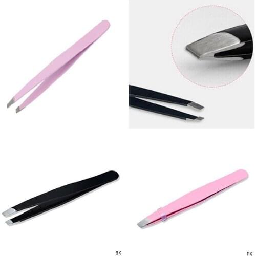 Shaving & Hair Removal Stainless Steel Eyebrow Clip Tweezers Makeup Beauty Tools MA
