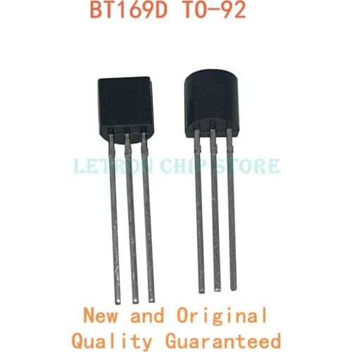 100PCS BT169D TO-92 BT169 TO92 TRANSISTOR new and original IC Chipset
