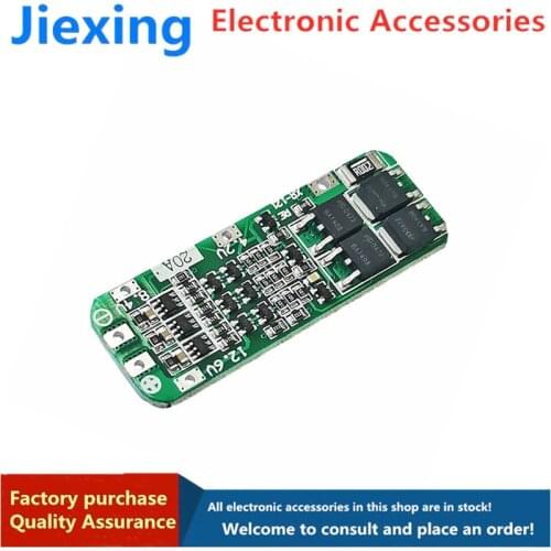 3 strings of 1865 26650 polymer lithium battery protection board 12.6V 20A BMS with recovery function