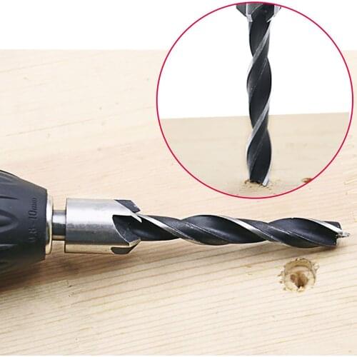 4Pcs/7Pcs High Speed Steel Flutes Countersink Drill Bits Hole Saw Drill Bit Woodworking Reamer Carpentry Chamfer Tool