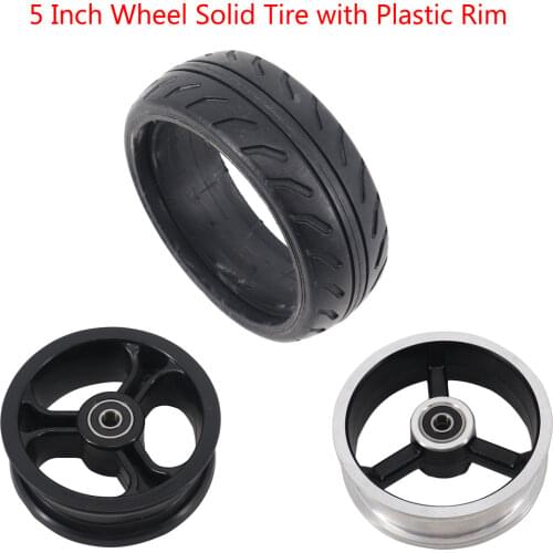 5 inch solid tire tires tyre for Baby Stroller Pram Scooter Mini Dirt Bike e Scooter Mini Moto