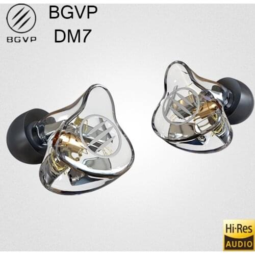 BGVP DM7 6BA Driver Monitor Earphone In Ear Noise Canceling Detachable Audio Mmcx cable headset hifi dj music earbuds earphones