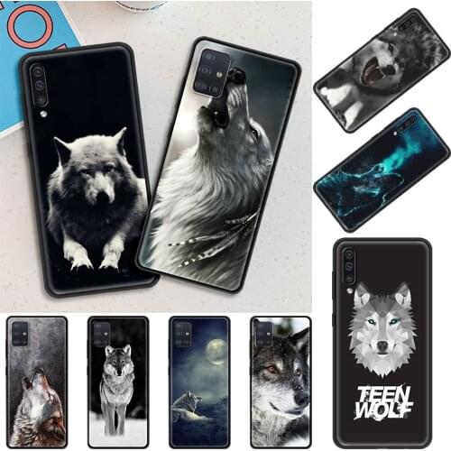 Girl and The Wolf for Samsung Galaxy A51 A71 A21s A31 A12 A41 A11 A02s A42 A01 A21 EU A91 A32 A52 A72 5G Cell Phone Case