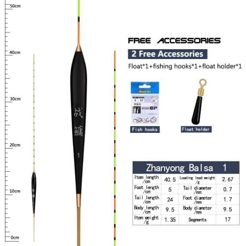 1 Piece Ultra-Long Balsa Wooden Fishing Floats Big Boyas Pesca Flotador 1-3# Stopper Bobber Floats Fishing Tackle Accessories