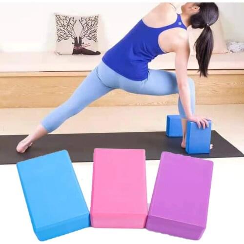 EVA Yoga Blocks Foam Brick Training Exercise Fitness Set Tool Yoga Bolster Pillow Cushion Stretching Body Shaping