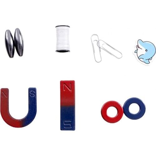 10Pcs/Set Physics Education Magnet Toy Funny Easy-assembled Wear-resistant Education Science Magnet Kid Toy Set