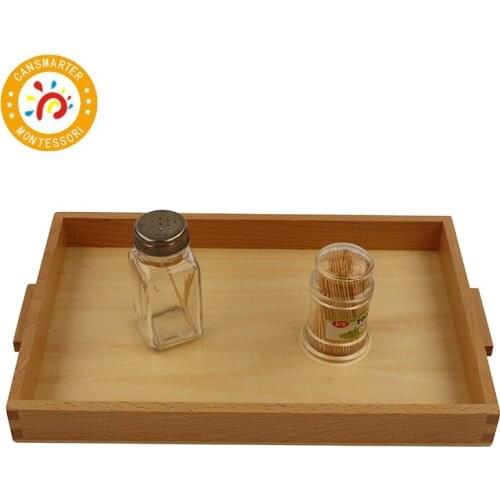 Montessori Material Wood Toy High Quality Toothpick Box Organizing work Daily Life Baby Toy Teaching Aids