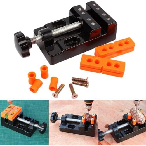 Mini Flat Clamp Table Jaw Bench Clamp Drill Press Vice Opening Table Vise d91126